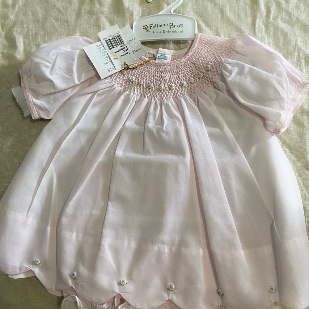 Feltman Brothers Hand embroidered dress 6 month